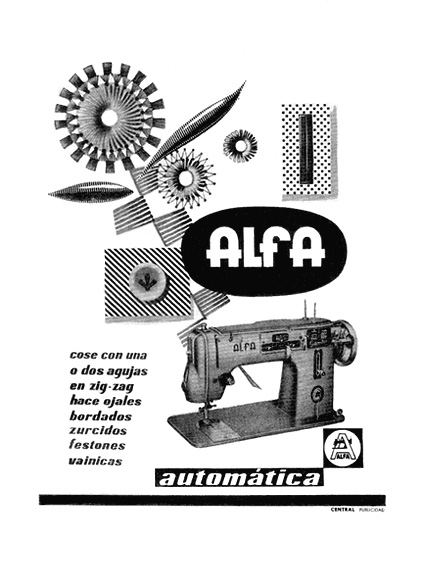máquina de coser alfa